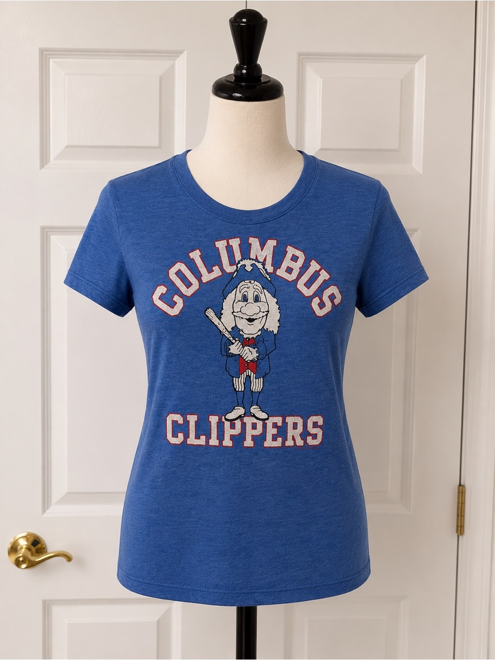 HOMAGE Royal Blue Columbus Graphic Tee